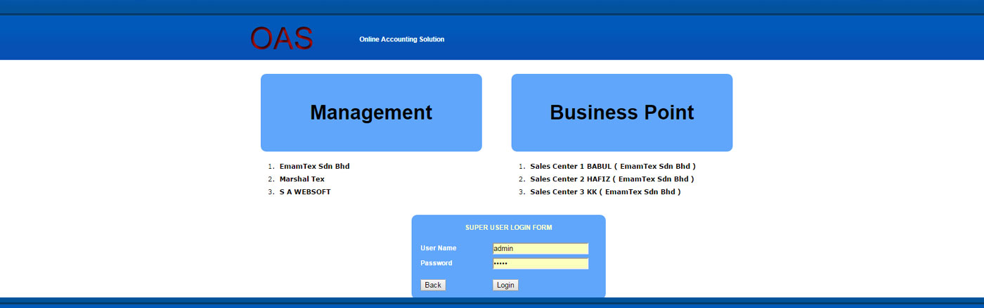 Multi-user Accounting Software